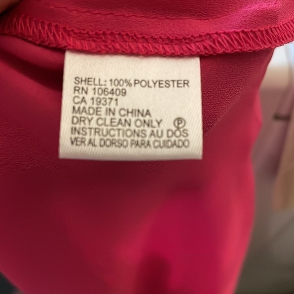 TAHARI ARTHUR S. CEVIE size small pink ruffle sleeveless top - Picture 8 of 9